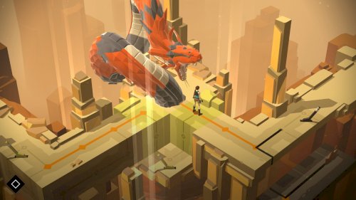 Screenshot of Lara Croft GO