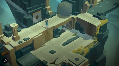 Screenshot of Lara Croft GO