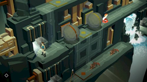 Screenshot of Lara Croft GO