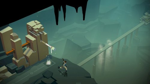 Screenshot of Lara Croft GO