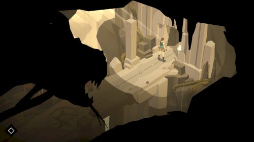 Screenshot of Lara Croft GO