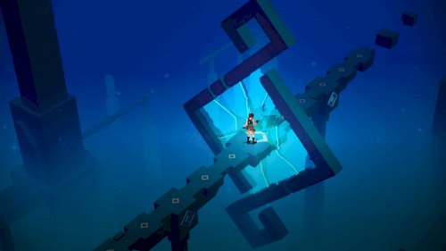 Screenshot of Lara Croft GO