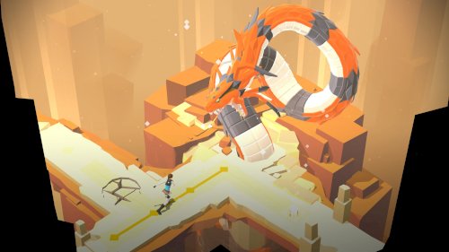 Screenshot of Lara Croft GO