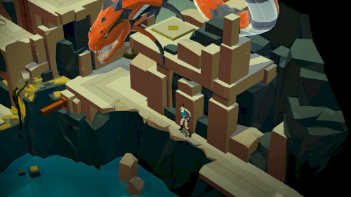 Screenshot of Lara Croft GO