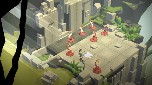 Screenshot of Lara Croft GO