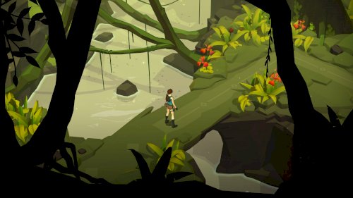 Screenshot of Lara Croft GO