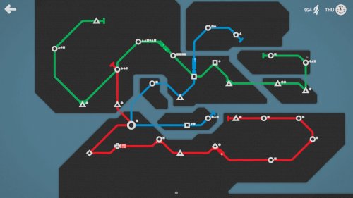 Screenshot of Mini Metro