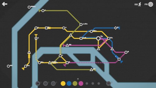 Screenshot of Mini Metro