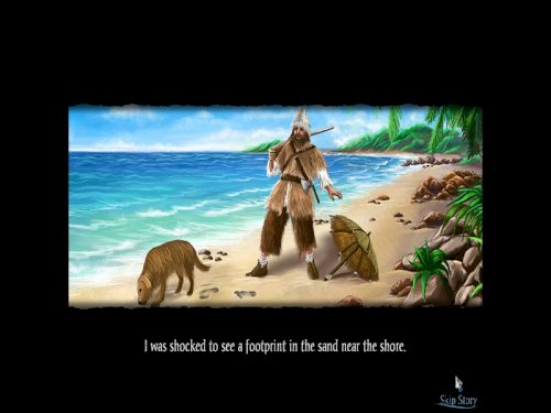 Screenshot of Adventures of Robinson Crusoe