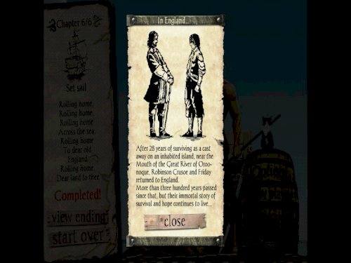 Screenshot of Adventures of Robinson Crusoe