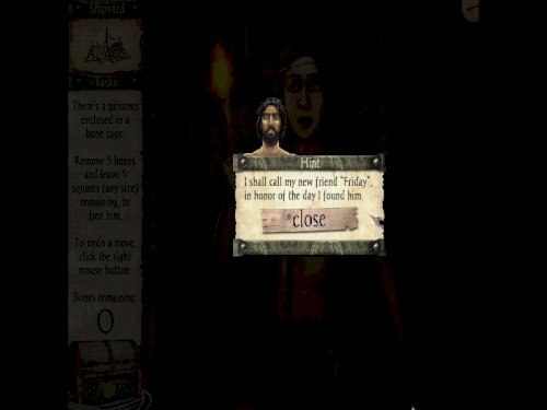 Screenshot of Adventures of Robinson Crusoe