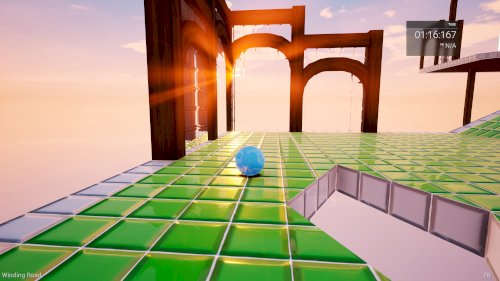 Screenshot of Marble Skies