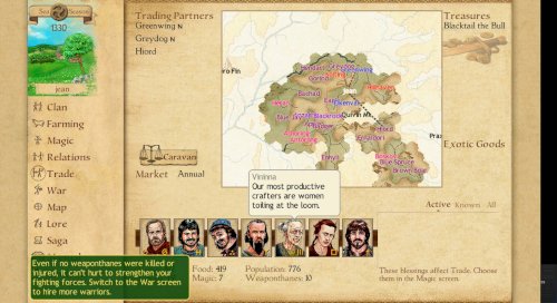 Screenshot of King of Dragon Pass