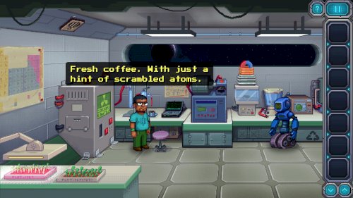 Screenshot of Odysseus Kosmos and his Robot Quest: Adventure Game