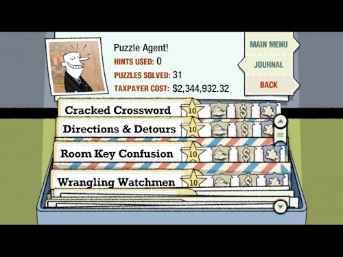 Screenshot of Puzzle Agent