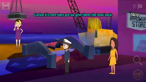 Screenshot of Bayou Island - Point and Click Adventure