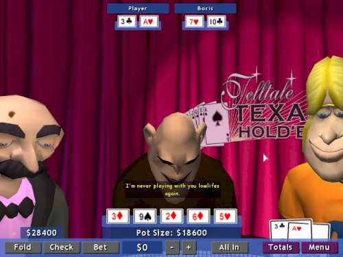 Screenshot of Telltale Texas Hold'Em