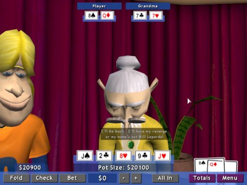 Screenshot of Telltale Texas Hold'Em