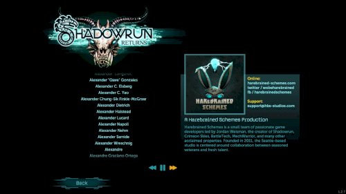 Screenshot of Shadowrun Returns