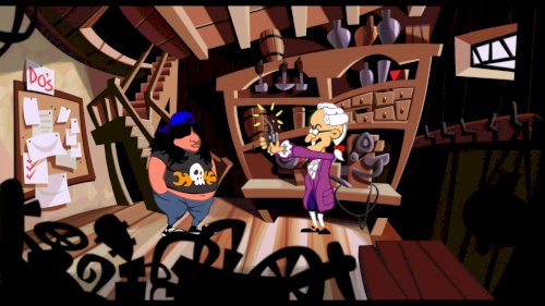 Screenshot of Day of the Tentacle Remastered