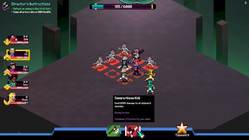 Screenshot of Chroma Squad