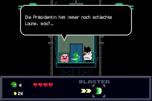 Screenshot of Kero Blaster