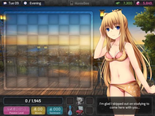 Screenshot of HuniePop