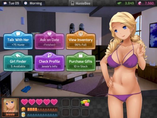 Screenshot of HuniePop