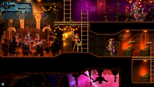 Screenshot of SteamWorld Heist