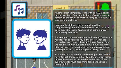 Screenshot of Max, an Autistic Journey