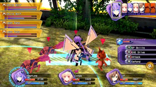 Screenshot of Hyperdimension Neptunia Re;Birth1