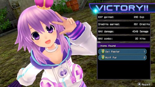 Screenshot of Hyperdimension Neptunia Re;Birth1