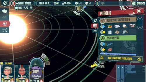 Screenshot of Cosmonautica