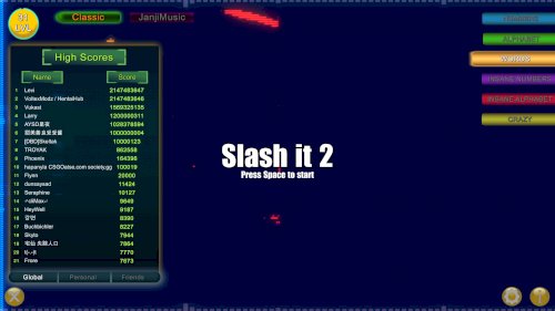 Screenshot of Slash It 2