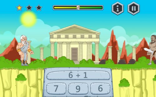 Screenshot of Zeus vs Monsters - Math Game for kids