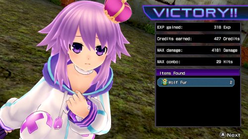 Screenshot of Hyperdimension Neptunia Re;Birth1