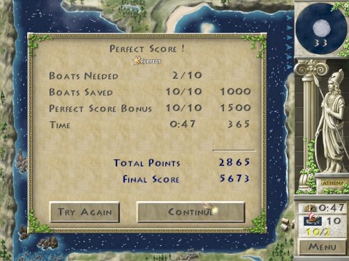 Screenshot of God Game : The Odyssey