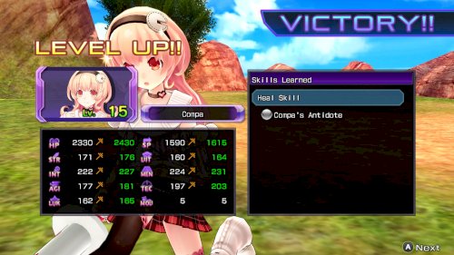 Screenshot of Hyperdimension Neptunia Re;Birth1