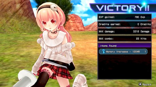 Screenshot of Hyperdimension Neptunia Re;Birth1