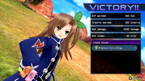 Screenshot of Hyperdimension Neptunia Re;Birth1