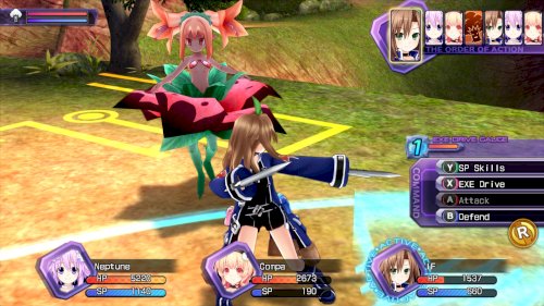 Screenshot of Hyperdimension Neptunia Re;Birth1