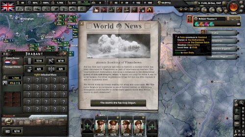 Screenshot of Hearts of Iron IV