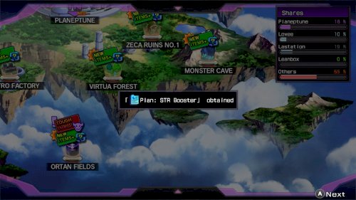 Screenshot of Hyperdimension Neptunia Re;Birth1