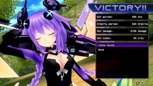 Screenshot of Hyperdimension Neptunia Re;Birth1