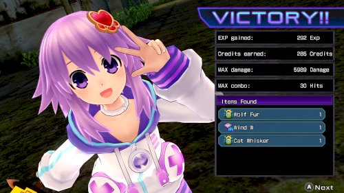 Screenshot of Hyperdimension Neptunia Re;Birth1