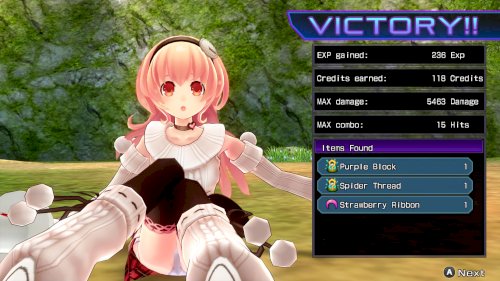 Screenshot of Hyperdimension Neptunia Re;Birth1