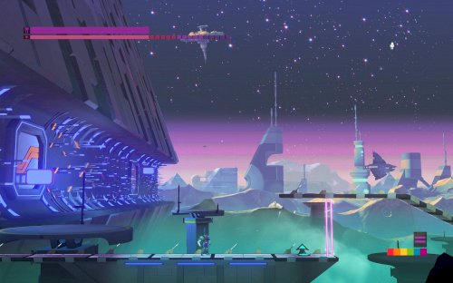 Screenshot of Headlander