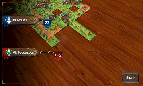 Screenshot of Carcassonne: The Official Board Game