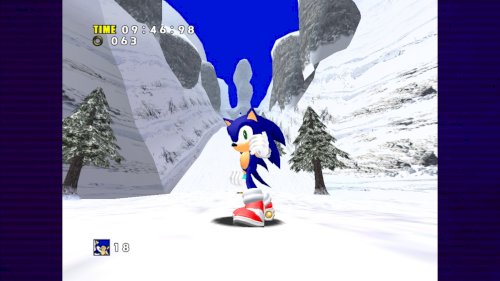 Screenshot of Sonic Adventure DX