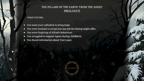 Screenshot of Ken Follett's The Pillars of the Earth